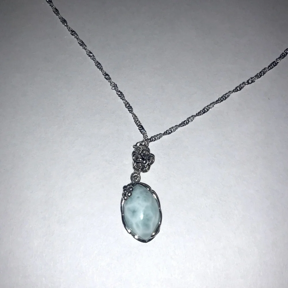 Floral drop pendant - Picture 1 of 5